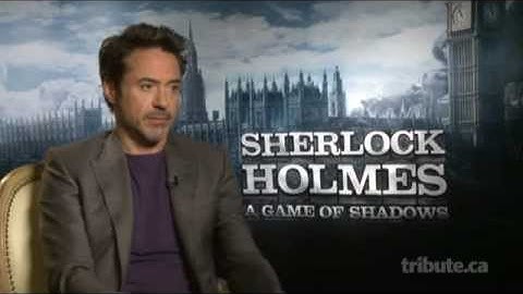 Robert Downey Jr. - Sherlock Holmes: A Game of Shadows Interview with Tribute