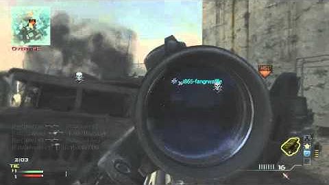 Call of duty MW3: Epic Sniping kills - Barrett - Quick scoping