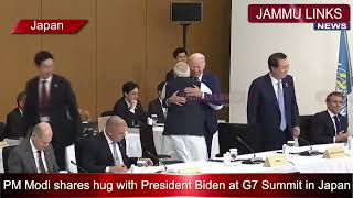 PM Modi shares hug with President Biden at G7 Summit in Japan