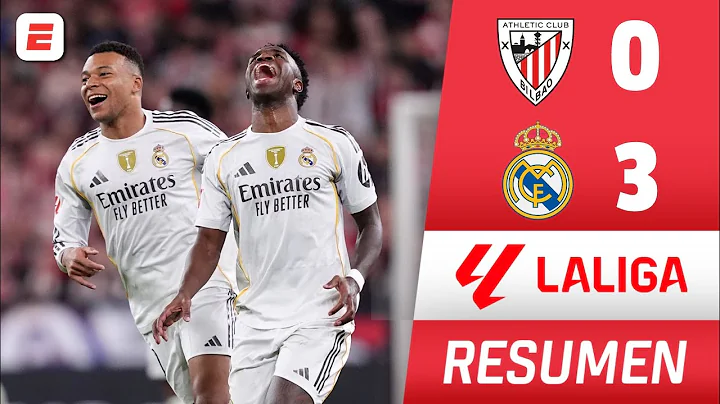 REAL MADRID GOLEÓ 3-0 AL ATHLETIC CLUB gracias a un MBAPPÉ DE OTRO PLANETA | RESUMEN | La Liga