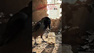 The Architect of Ruins: A Crow’s Ingenious Solution 🐦🏙️ #tyshorts #wildlife #funnyanimals