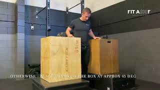 Strict Dip (Bar dip using boxes)