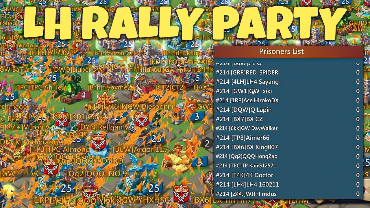 Lords Mobile - LH Rally Party, And More - YouTube