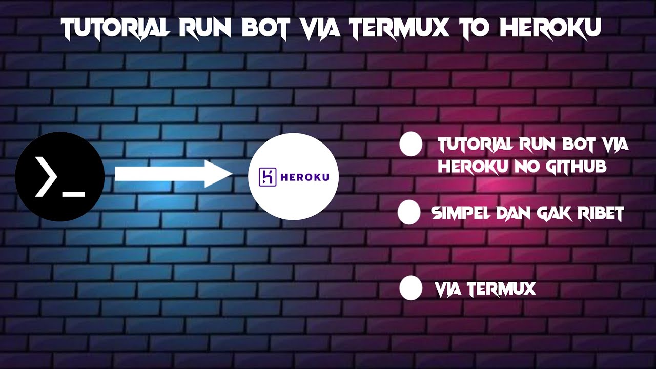 TUTORIAL UPLOAD FILE KE HEROKU VIA TERMUX | NO GITHUB ( EROR ) | SIMPLE ...