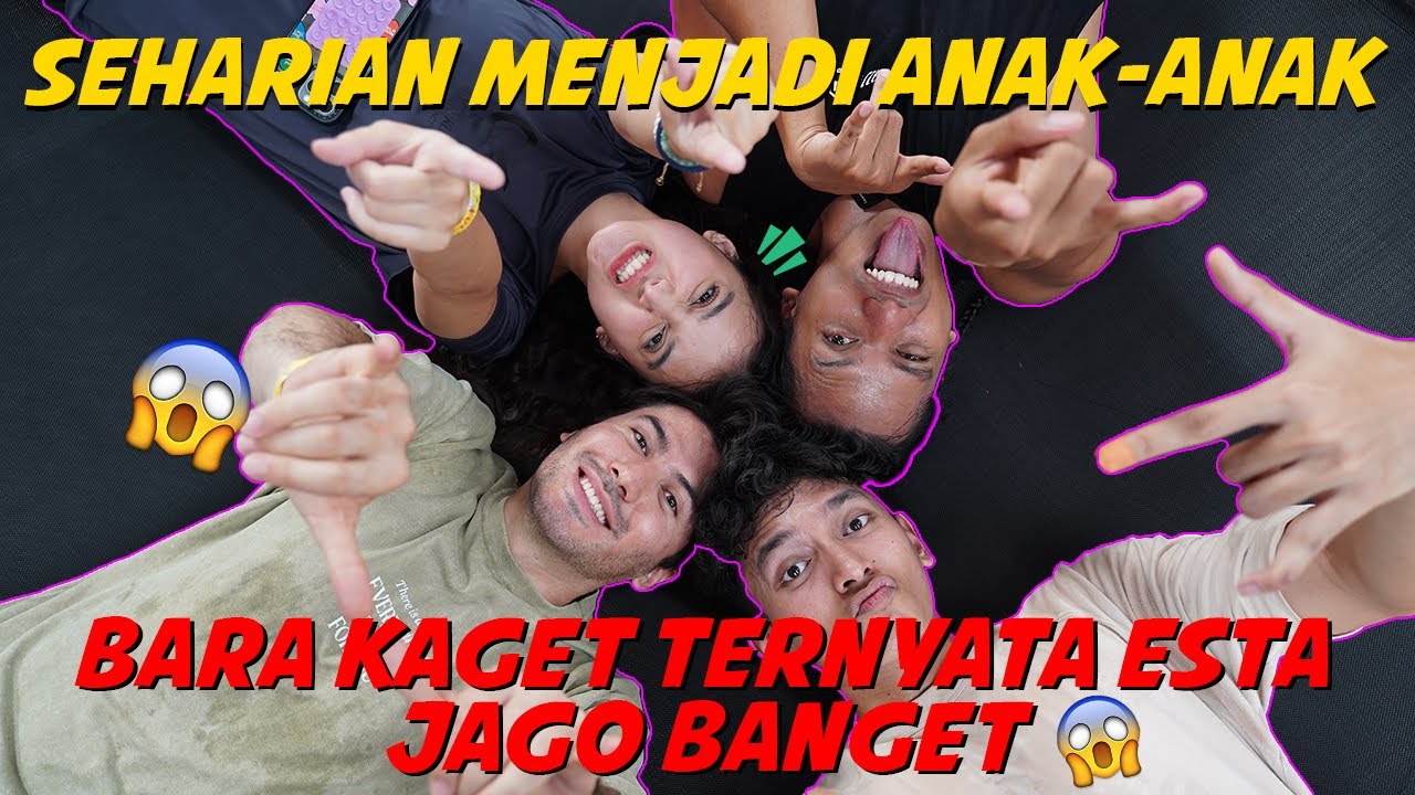 Healing di trampoline park, si neng malah ngambek pengen pulang?! 😂