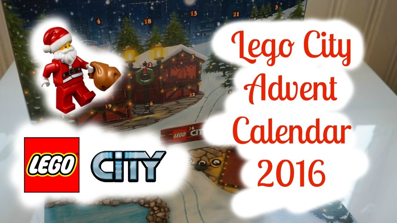 Lego City Advent Calendar 2016  opening