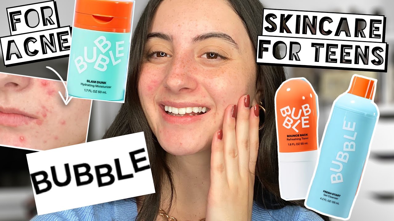 2) BUBBLE Skincare FRESH START Gel Cleanser~For All Skin Types 1.7 fl oz Ea  New