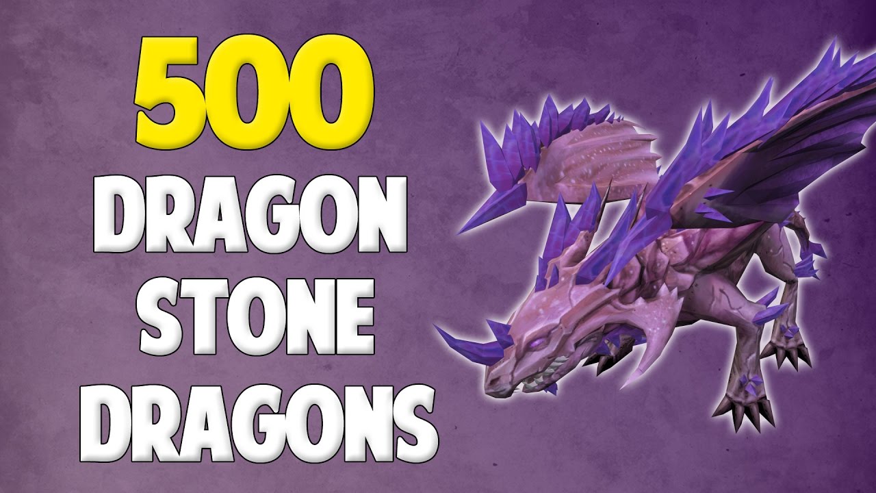 Runescape 2017 | Loot from 500 Dragonstone Dragons