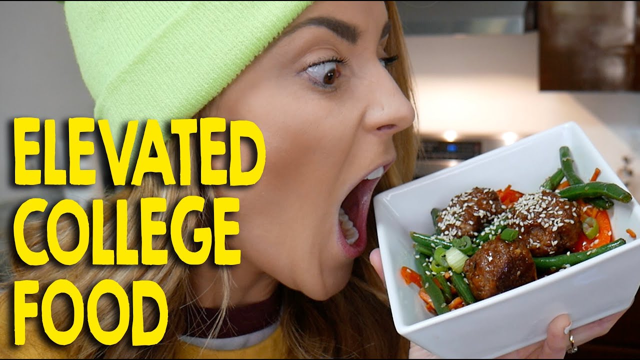 MAKING ELEVATED COLLEGE FOOD // Grace Helbig