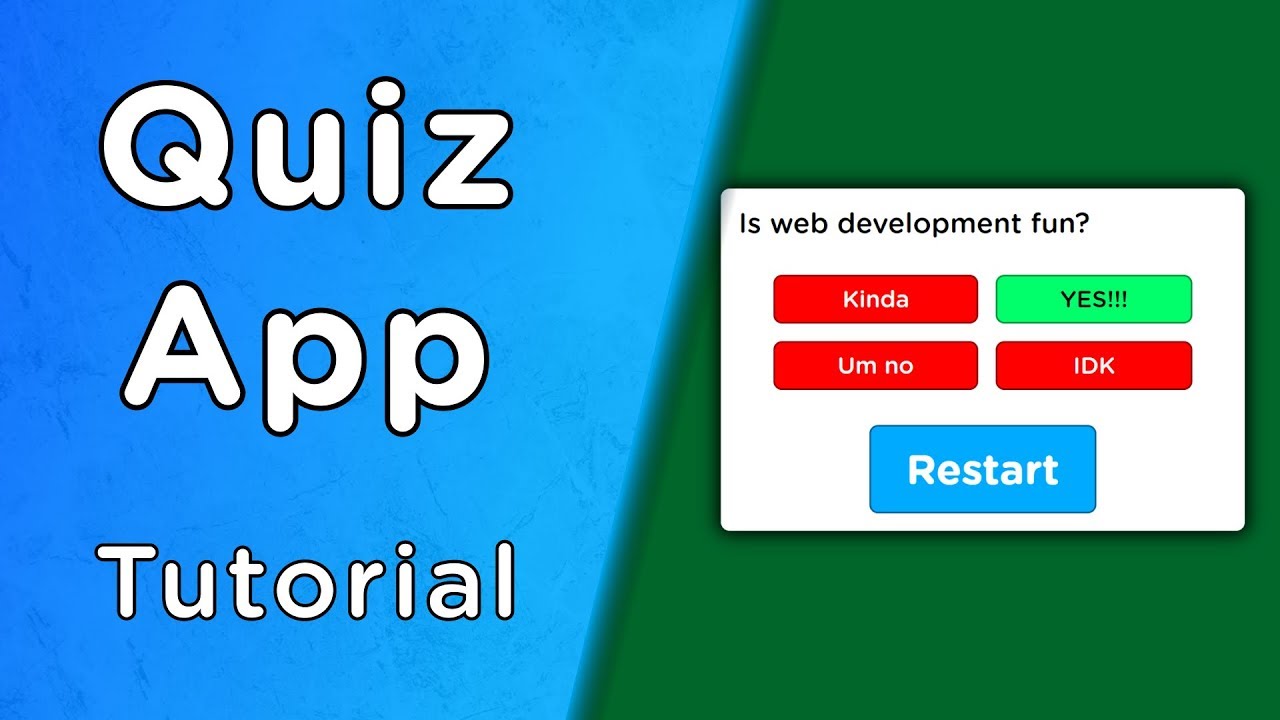 Build a Quiz App with HTML, CSS, and JavaScript