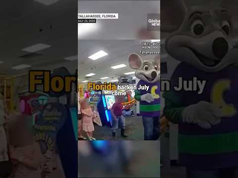 Must See: Chuck E Cheese Mascot Gets Arrested on duty In Florida!