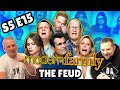 British Guys HILARIOUS Modern Family Reaction Season 5 Episode 15 The Feud 