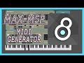 Midi Generator - Demonstration - Max Msp