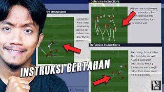 Explanation and how to use Defensive Instruction in PES formation - PES Tutorial for beginners #18
