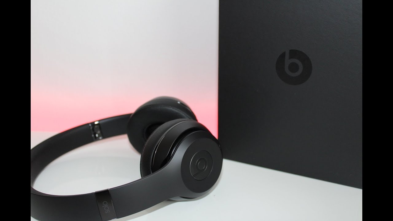 beats solo 3 wireless matt black