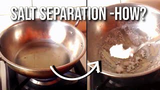 How to separate  Salt Solution by  Evaporation Science Experiment