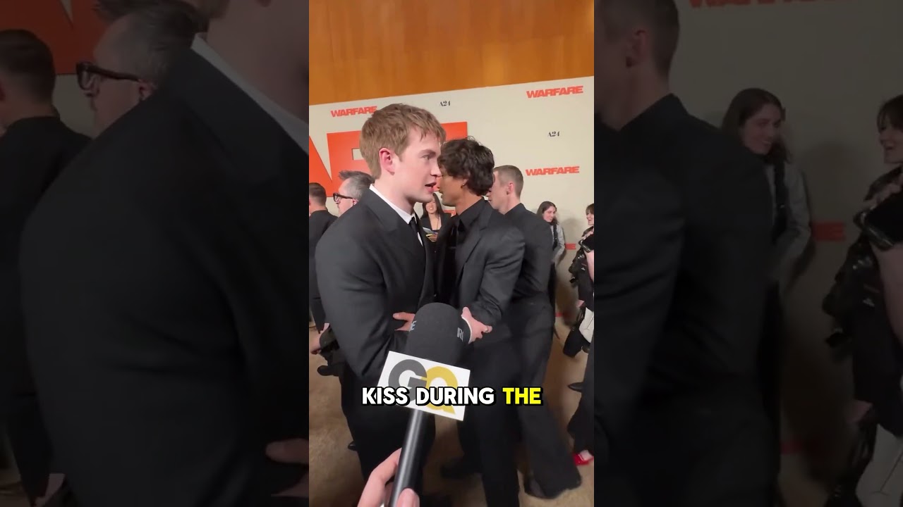 🔥 Fans Can’t Handle This! Kit Connor & Charles Melton’s Viral Kiss – ‘Warfare’ Press Tour