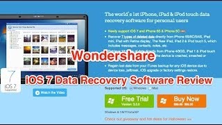 Wondershare iPhone Data Recovery Review