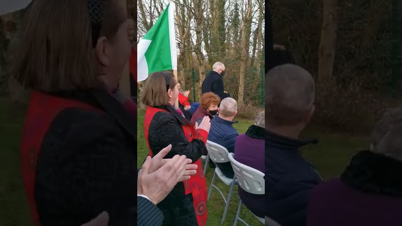 vnveiling of plaque to Patrick Ryan Pallasgreen 19/03/2022