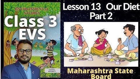 Lesson 13  Our Diet | EVS | Maharashtra State Board | Student point academy part 1