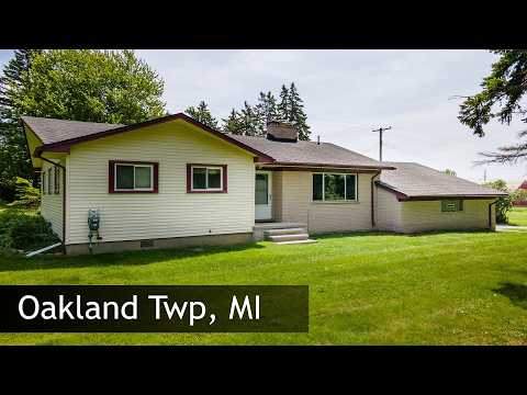 5871 Brewster Rd, Oakland Twp, MI home video tour
