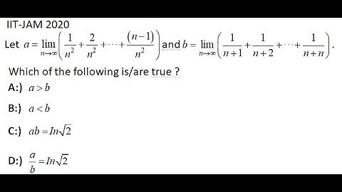 IIT-JAM 2020 Question No- 37 solution