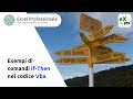 Esempi di comandi If Then nel codice Vba (Corso Automazione di Excel)