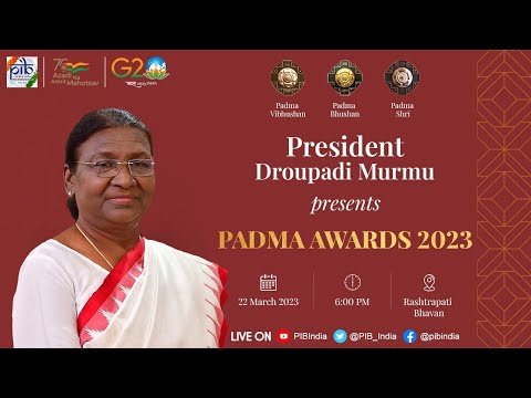 President Droupadi Murmu presents Padma Awards 2023 at Rashtrapati Bhavan