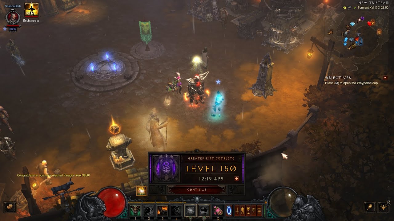 Diablo III: S36 Barb Wrath of the Wastes Rend/Whirlwind GR150
