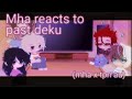 Mha/bnha react to dekus past as ray (tpn x mha au)