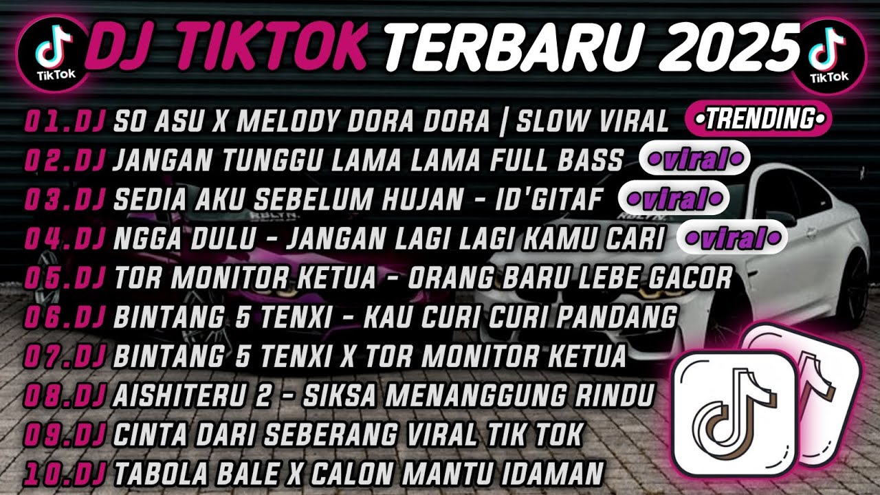 DJ TIKTOK TERBARU 2025🎵DJ SO ASU X MELODY DORA DORA🎵DJ JANGAN TUNGGU LAMA LAMA 🔥