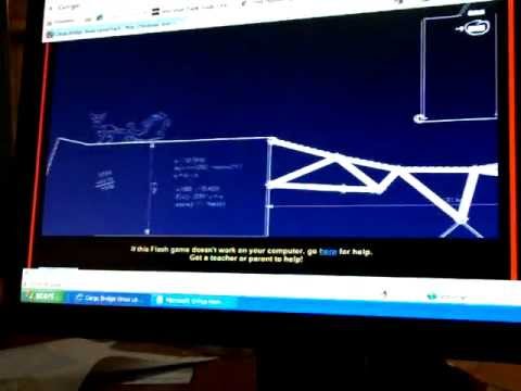 How to pass level 2 on coolmath xmas bridge builder - YouTube
