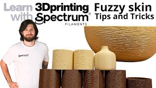 Changing default settings of fuzzy skin - Learn 3D printing with Spectrum Filaments