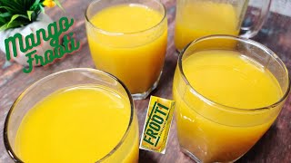 Mango Frooti Recipe 100% Natural | Only 3 Ingredients Mango Drink Recipe| Summer Drink Recipe screenshot 4