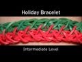 Rainbow Loom® Holiday Bracelet