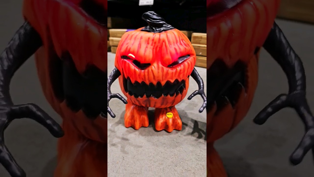 Cute yet scary creepy pumpkin dude  #halloween #spookydecor #pumpkin