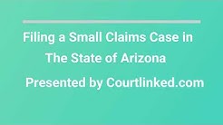 Arizona Small Claims - Courtlinked.com 