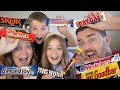 New Zealand Family Tries AMERICAN CANDY BARS For The First Time!(Waited 27 years to try a BABY RUTH)