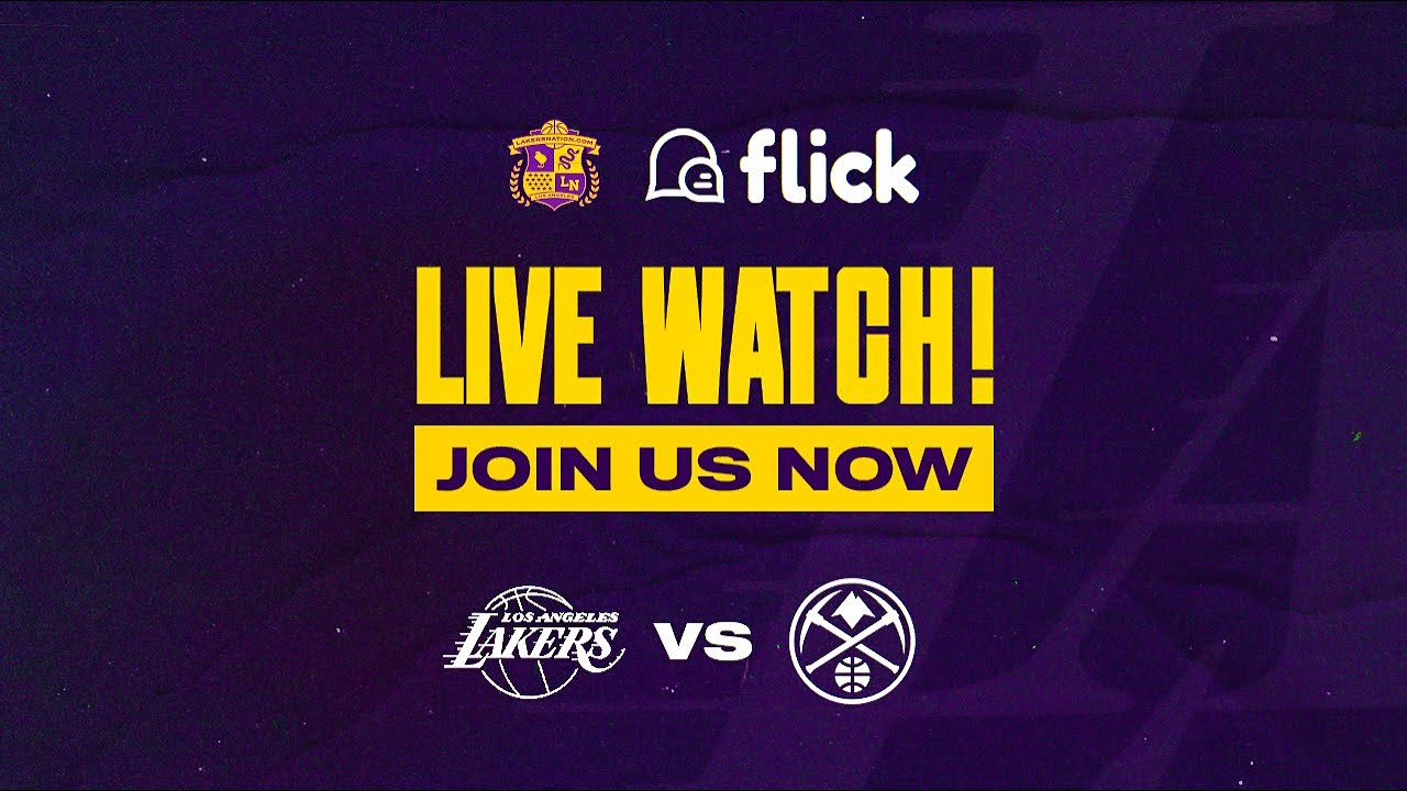 Lakers Vs Nuggets Live Watch Youtube