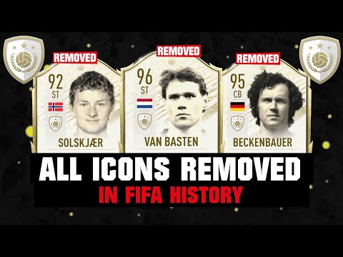 ALL ICONS REMOVED IN FIFA HISTORY! ?⚠️| FIFA 14 - FIFA 21
