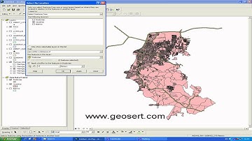 Ex: Selecionar Geometria por Distância no ArcGIS