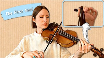 The First Noel // Holiday Violin Tutorial