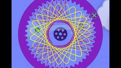 spirograph met Algodoo