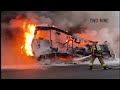 Burbank ca motor home goes up in flames