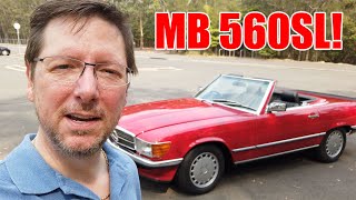 1987 Mercedes-Benz 560SL Roadster R107 - Review and Test Drive | MGUY