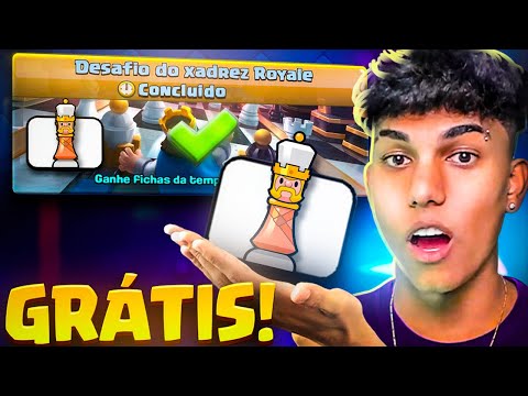 MELHOR DECK PARA O DESAFIO MALUCO DO XADREZ NO CLASH ROYALE! 