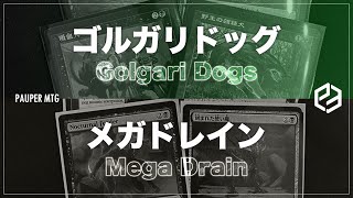 ゴルガリドッグ vs メガドレイン(Golgari Dogs VS Mega Drain)【MTG Pauper パウパー】