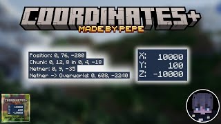 Coordinates Texture Pack for MCBE | 1.21 | Coordinates Texture Pack for MCBE | 1.21 |