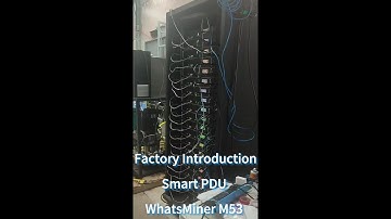 Smart PDU Quick Review On WhatsMiner Hydro Water Cooling Cabinet M33 M53 M50