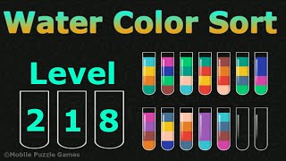 Water Color Sort - Level 218